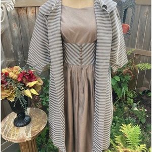 1950’s Cocktail Dress and Coat-Sewn 1950’s Cocktail Dress and Duster Coat